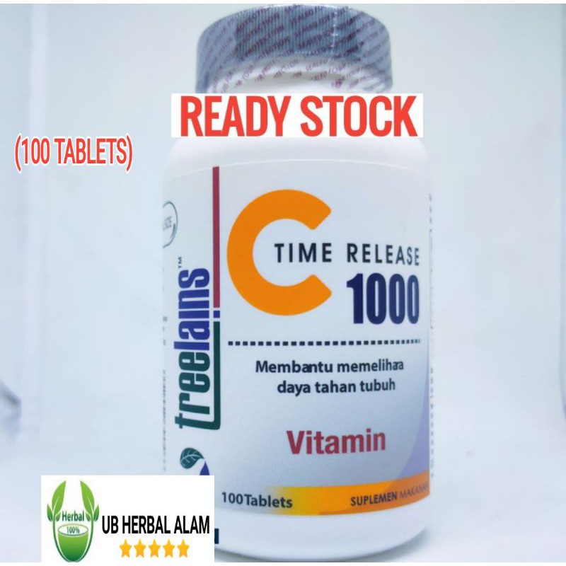 Treelains c1000 treelains vitamin c1000 mg time release sistem imun