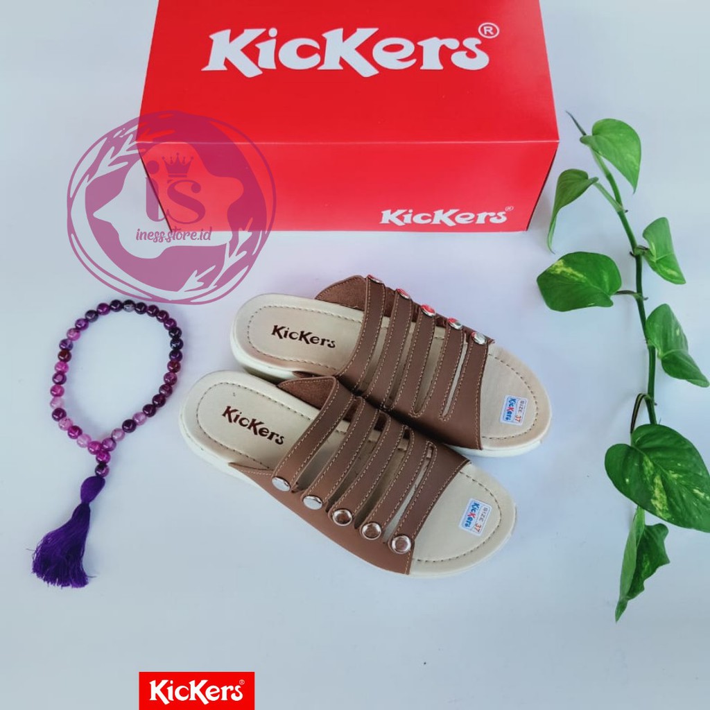 SANDAL SLOP WANITA KICKERS KEREN KODE SLP05 MURAH GROSIR