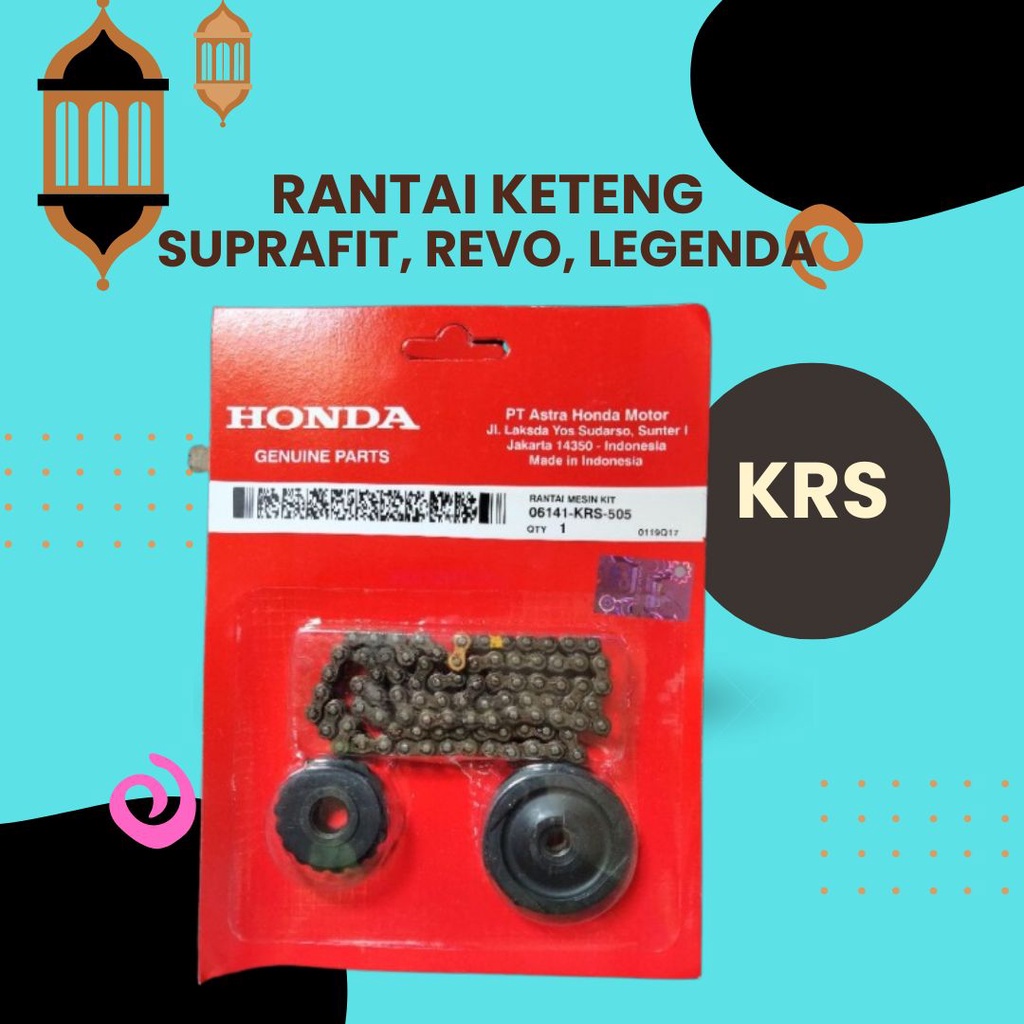 rantai keteng / sepeda motor / revo / rantai keteng supra fit new / Legenda, Supra Fit, Revo - ANORA