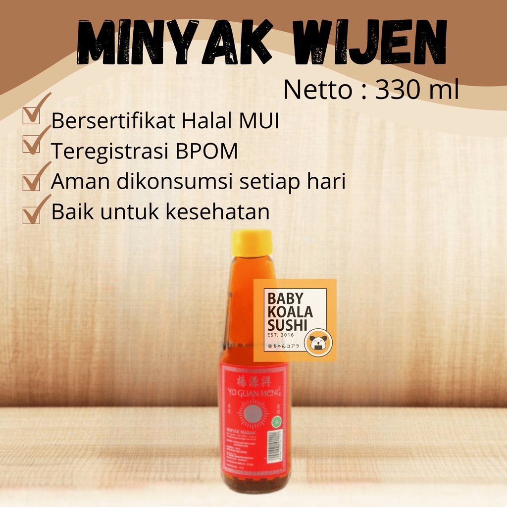 MATAHARI Minyak Wijen Light Sesame Oil 330 g Halal │ Grade Ringan Yo Guan Heng.