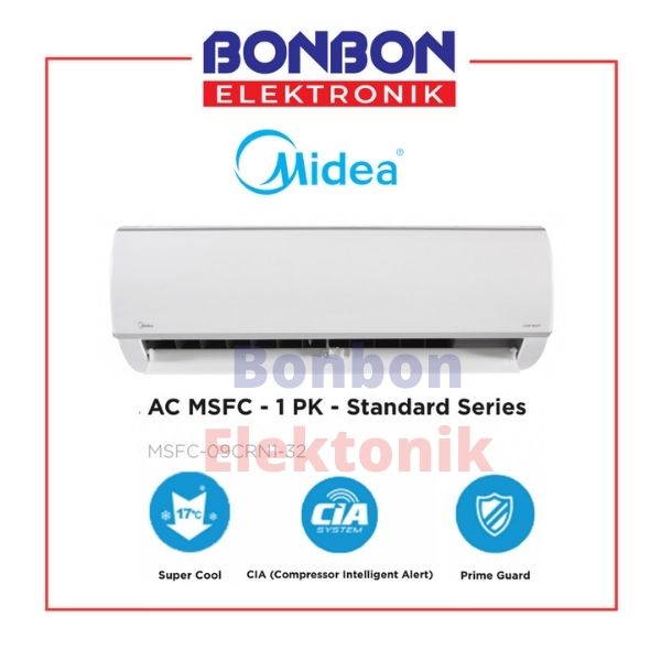 Midea AC 1PK MSFC-09CRN1 / 1 PK 09 CRN / 1 PK MSFC 09 CRN1