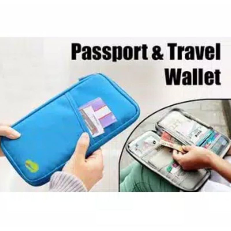 CARD ID HOLDER  PASPORT WALLET DOMPET TRAVEL ORGANIZER