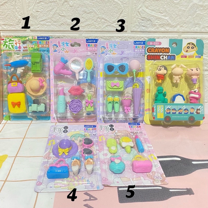 PENGHAPUS LUCU FASHION SHINCHAN / CUTE ERASER FASHION