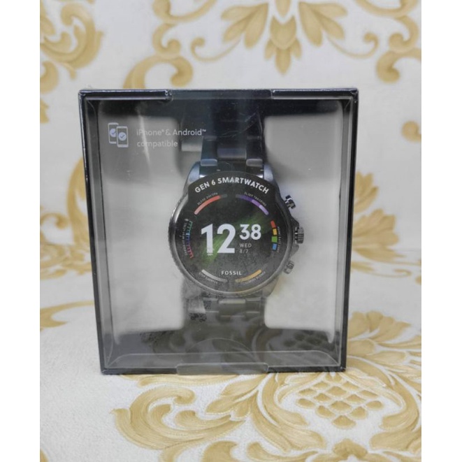 jamFOSSIL gen 6 FTW4059 smartwatch smoked stainless steel