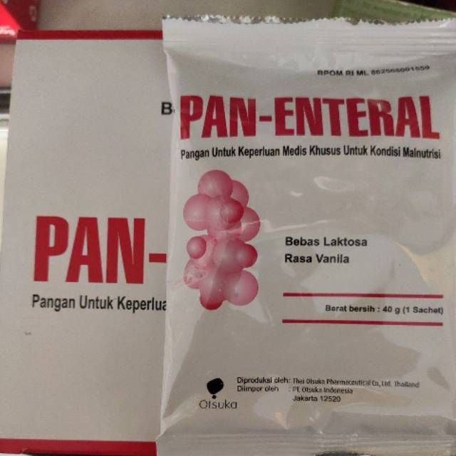 

PAN-ENTERAL PANENTERAL SACHET 40GRAM SUSU UNTUK KONDISI MALNUTRISI PASCA OPERASI PEMULIHAN KESEHATAN