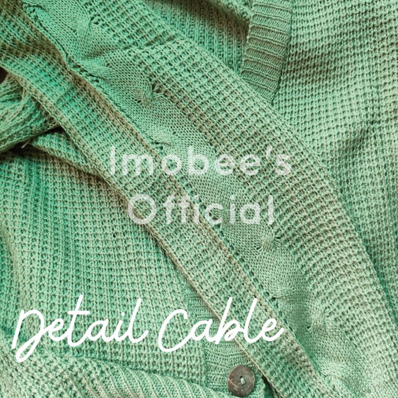 BASIC CABLE CARDI // CARDIGAN RAJUT SECKER