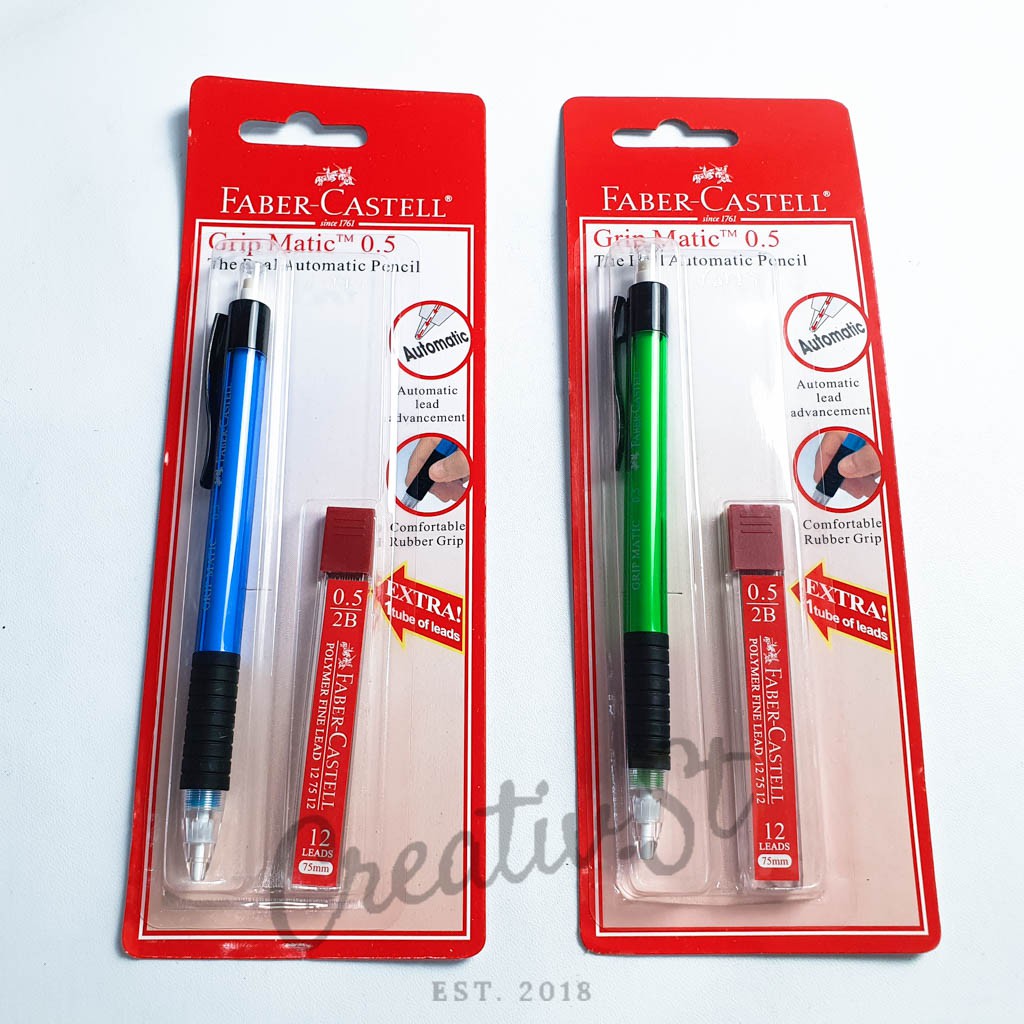 

FABER CASTELL Pensil Mekanik Set 0.5 Transparent Blister Mechanical Pencil