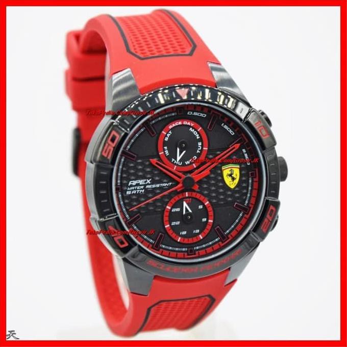 NOTED CUCI GUDANG READY STOCK JAM TANGAN FERRARI PRIA | JAM FERRARI COWOK ORIGINAL 