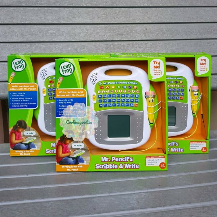 Jual Leapfrog Mr. Pencil Scribble And Write - Green Indonesia|Shopee  Indonesia