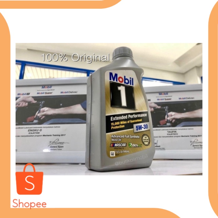 Mobil1 5W-30  Mobil 1 5W30 API SN EXTENDED PERFORMANCE Dexos Nascar