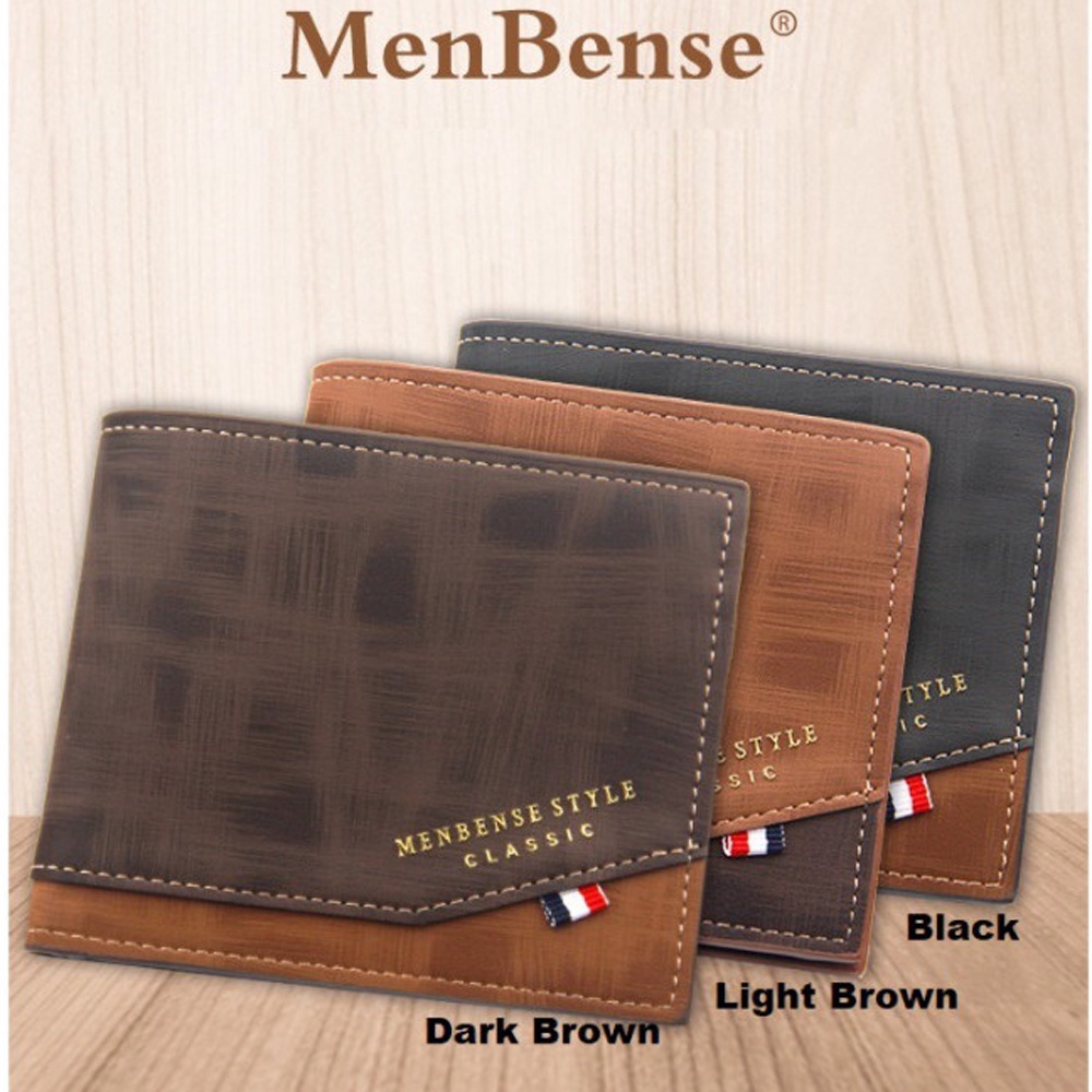 SHOPEE 6.6 SUPER SALE!! Fashion Pria MB01 Dompet Pria Original Men Bense Classic Forward / Men Wallet