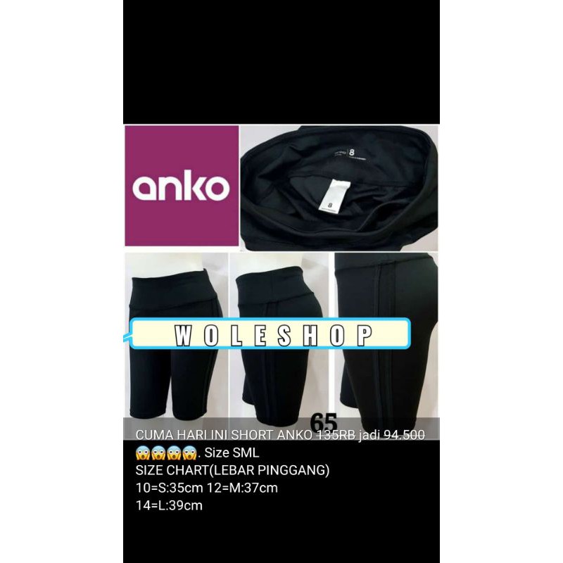 SHORT ANKO ORIGINAL (YOGA/BIKE/GYM)