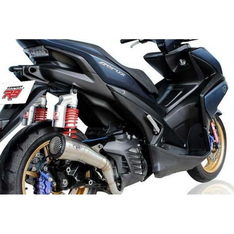 knalpot r9 gp original yamaha aerox fulsystem