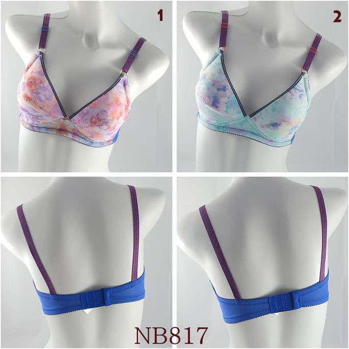 Ready Stok BRA SAMPLE WACOAL, TANPA KAWAT, FULL CUP, BUSA TIPIS, NB817 CUCI GUDANG