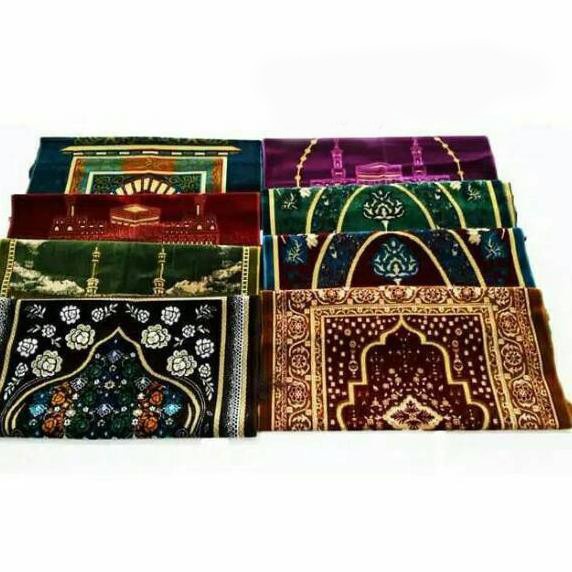 Termurah!! Sajadah Motif Turkey Besar 7 Tebal  Size 67×110cm - Made in Turkey - Bahan Beludru/Bulu yang Halus &amp; Nyaman dipakai