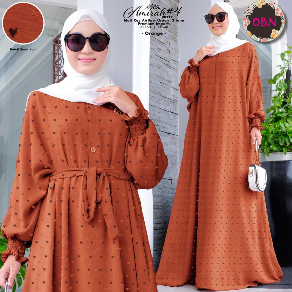 Amirah#4 maxy dress dres pakaian baju gamis longdress maxi syari panjang polos jumbo ld 150 xxxxl ov