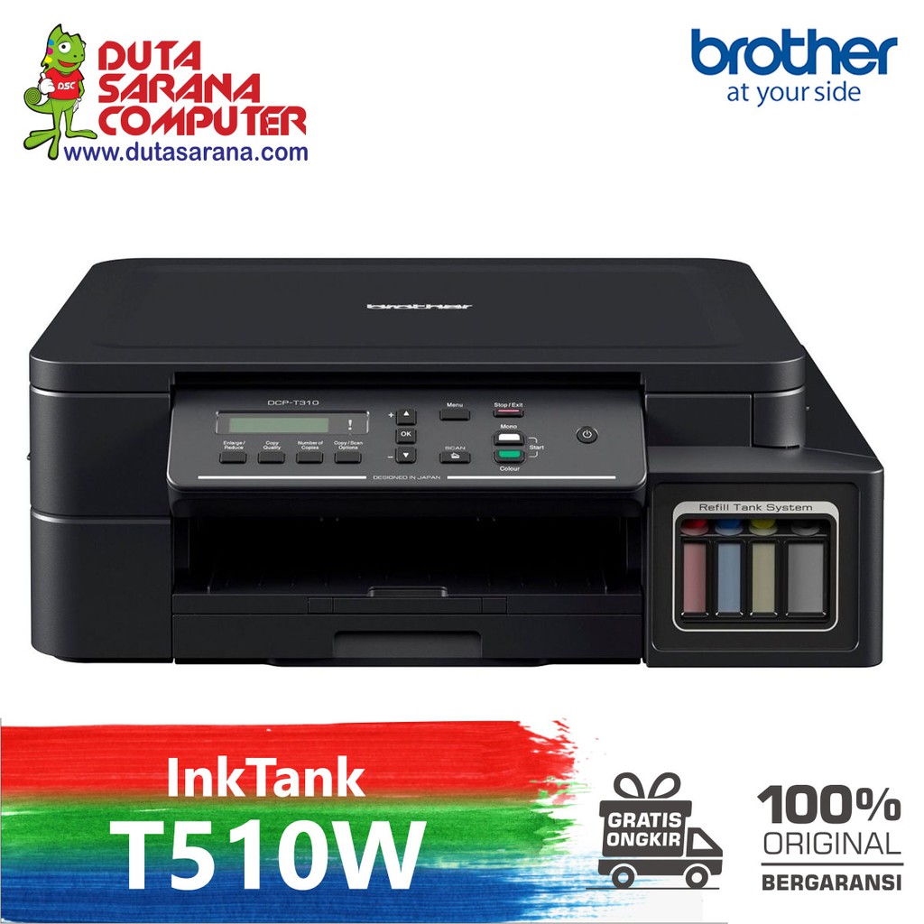 READY Printer Brother DCP T510W T510W T 510W Print Scan Copy