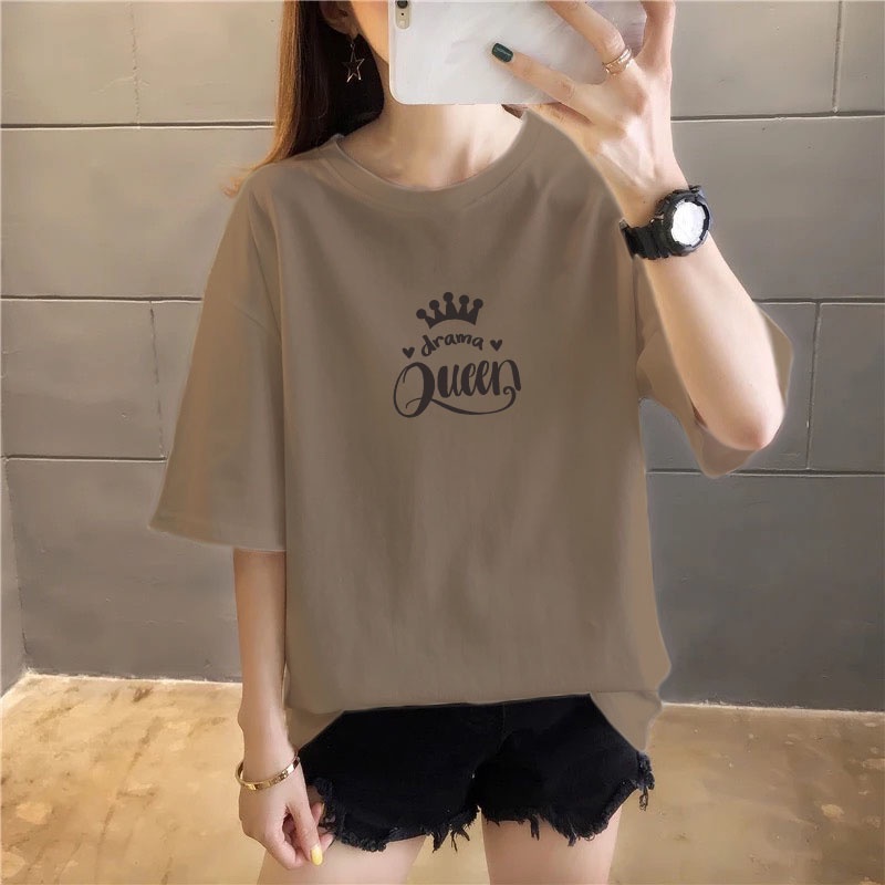 YOURSTYLE1119 - KAOS DRAMA QUEEN KEKINIAN TERLARIS KEREN UNISEX OVERSIZE