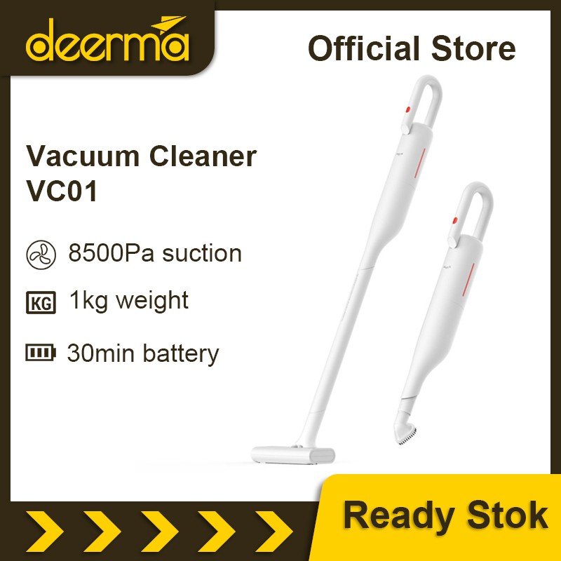 

Deerma VC01 Handheld Wireless Vacuum Cleaner 8500Pa 1KG Lightweight Host 30Minutes Long Battery Life