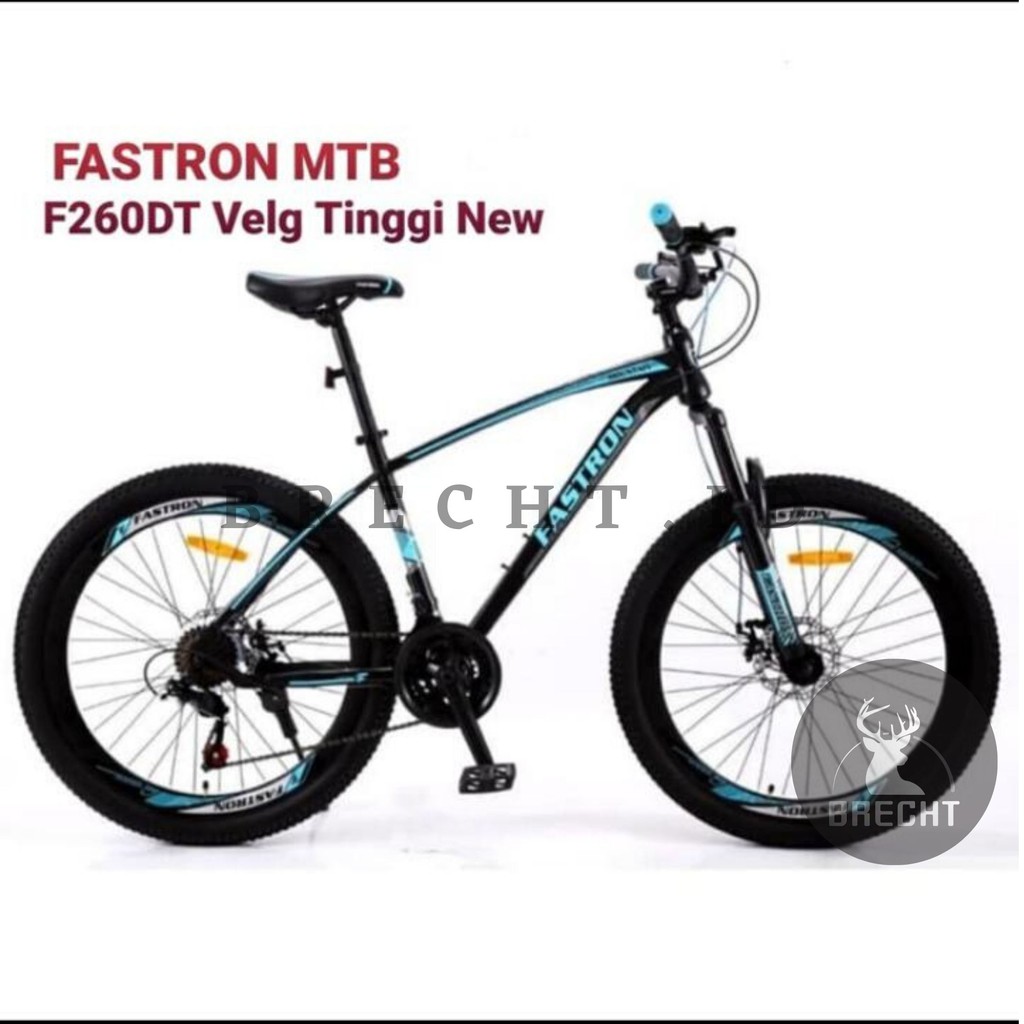 (KHUSUS JNE/JTR) Sepeda Gunung MTB Fastron 26" F260-DT