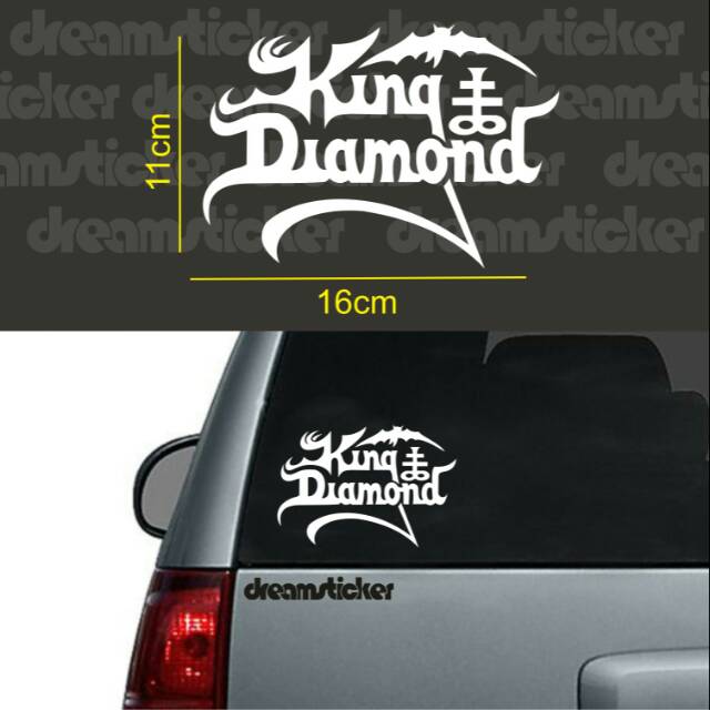 Sticker Stiker Musik Band King Diamond