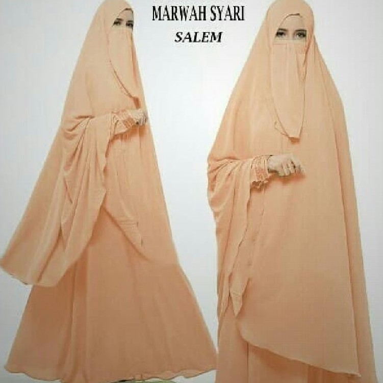 GAMIS SYAR'I MARWAH SET CADAR // GAMIS SET TERLARIS // GAMIS CADAR DAN HIJAB // GAMIS SYARI MARWAH