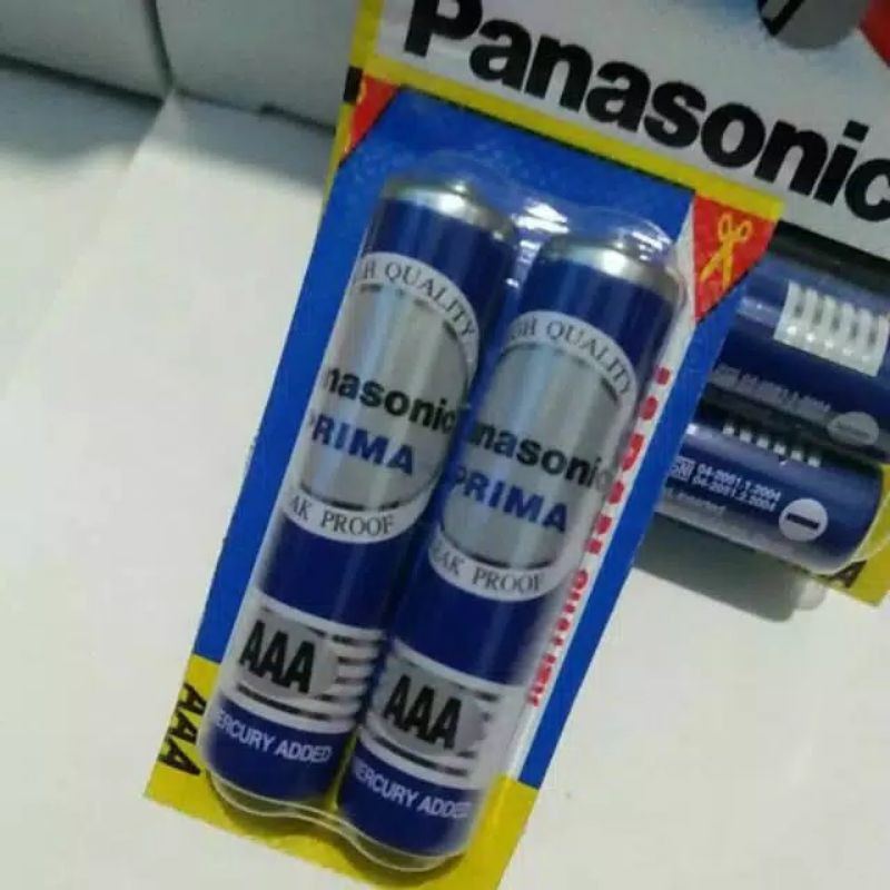 Battery - Panasonic - Baterai Panasonic Prima AAA (12 pieces) 1 Renceng Prima Japan Quality AAA(A3)