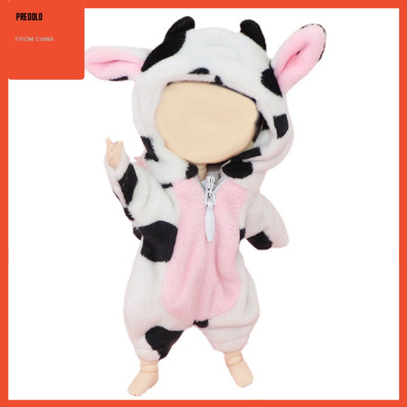 [In Stock] Baby Doll Lovely Animals Plush Pajamas Outfits for OB11 Dolls Nightgown