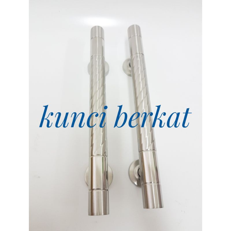 Handle Pintu Double Komplite Kunci + Engsel + Grendel Tanam