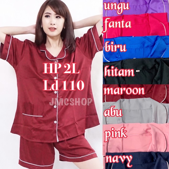 bajutidur 2L ld110 satin exclusive pendek