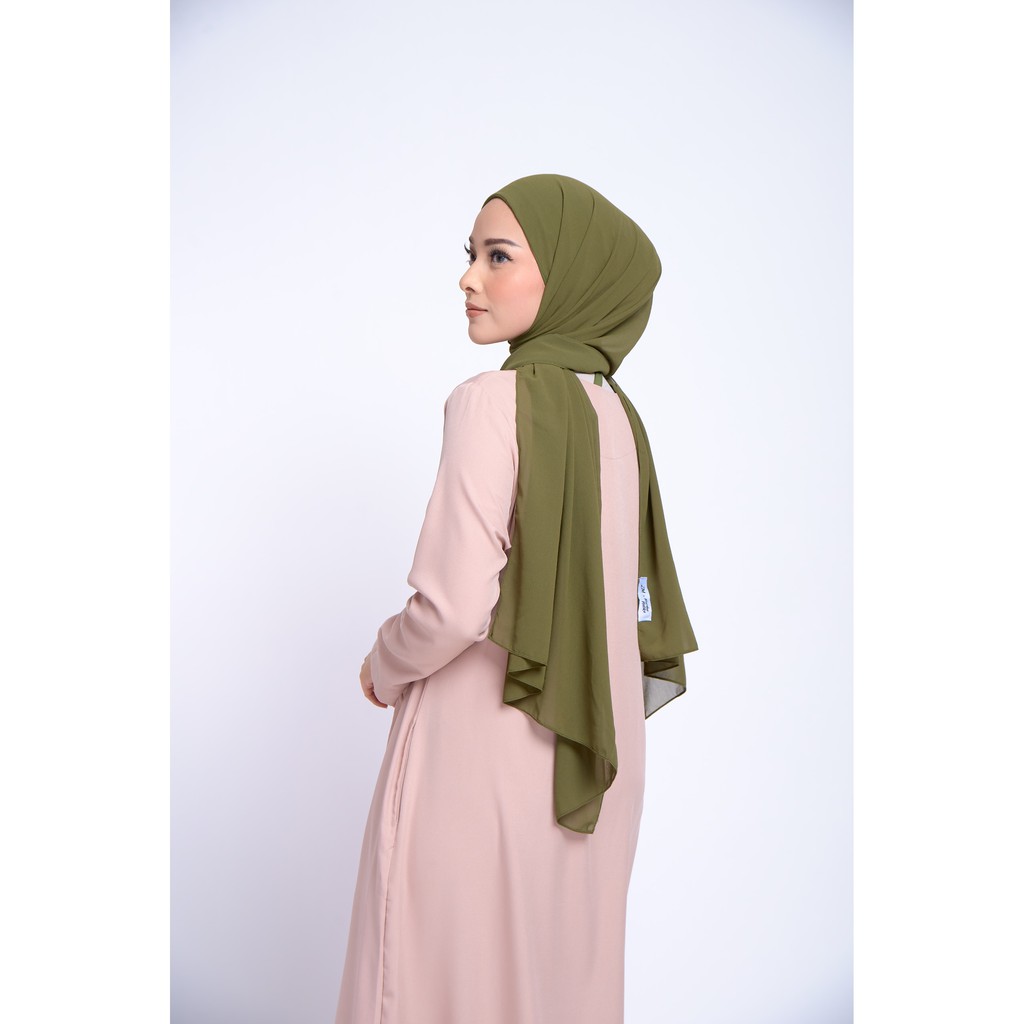 ZM Zaskia Mecca X Marsha Natika - Klavi Olive Pashmina-5