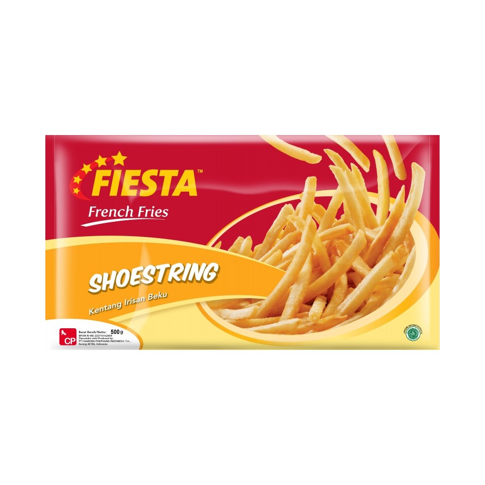 

FIESTA SHOESTRING FRENCH FRIES / KENTANG GORENG 500 gr / 1 kg