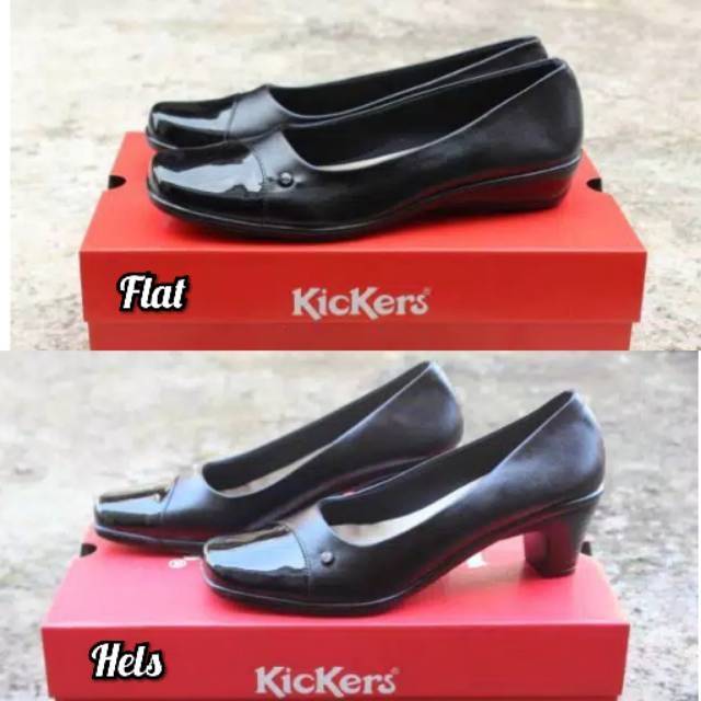 Sepatu Pantofel Wanita Formal.Milton MM 311 Hitam