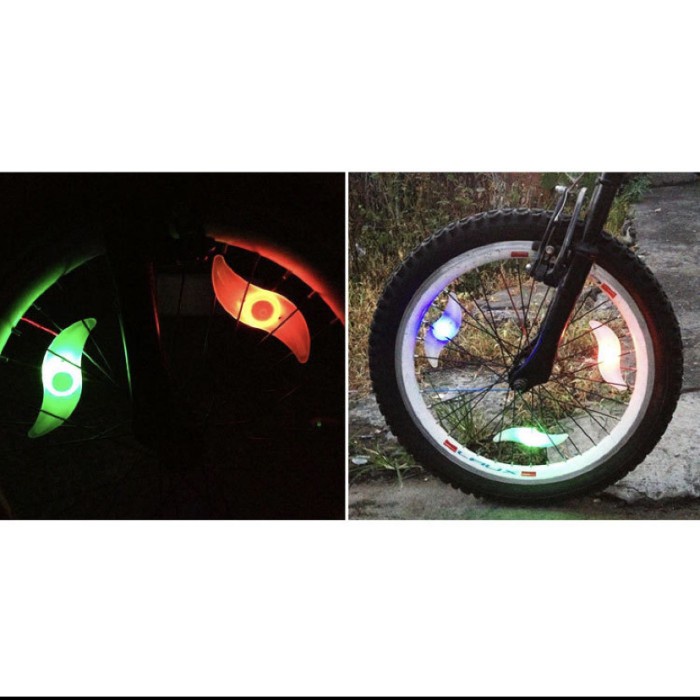 Lampu Roda Ban Sepeda color full LED Dachelun 1 Pcs DC-889