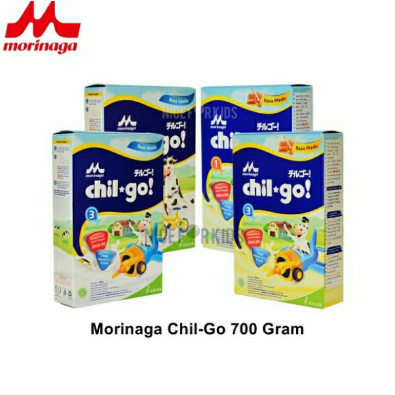 Morinaga Chil Go Powder 3+ Madu/Vanila 700Gr