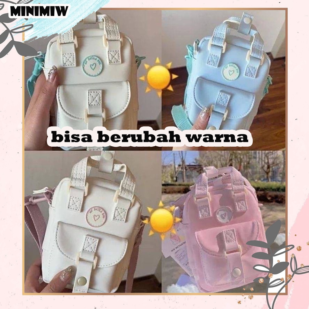 TAS BERUBAH WARNA UV LIGHT CHANGING SLING BAG BUNGLON