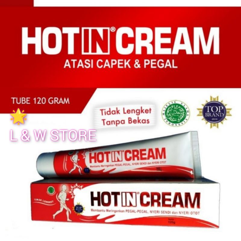 HOT IN CREAM TUBE 120  gr