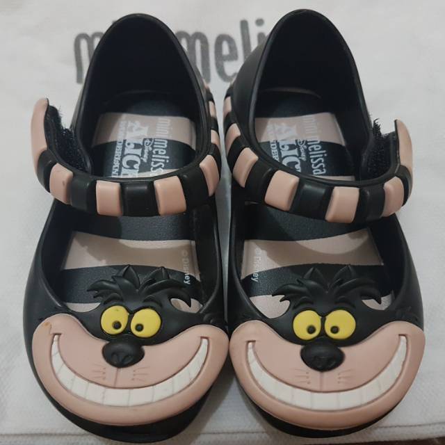 Sepatu Mini Melissa Original Ultragirl + Alice In Wonderland Black