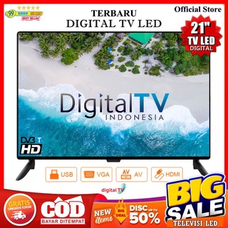 BIG SALE LED TV 24 INCH DVBT2  HD TELEVISI GARANSI 1 TAHUN DIGITAL TV DVB T2 HD TV