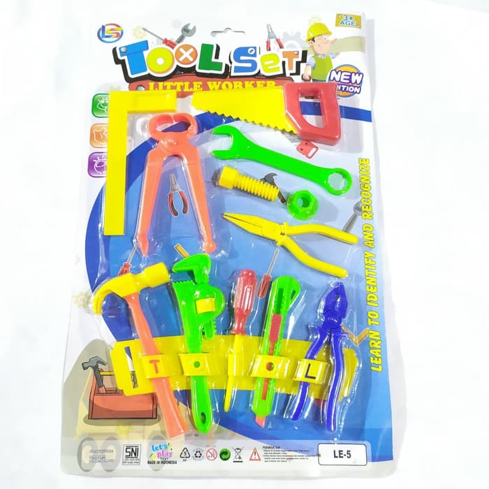 Mainan Tool Set Little Worker / Mainan Perkakas Tukang Set / Super Repair Tools Set