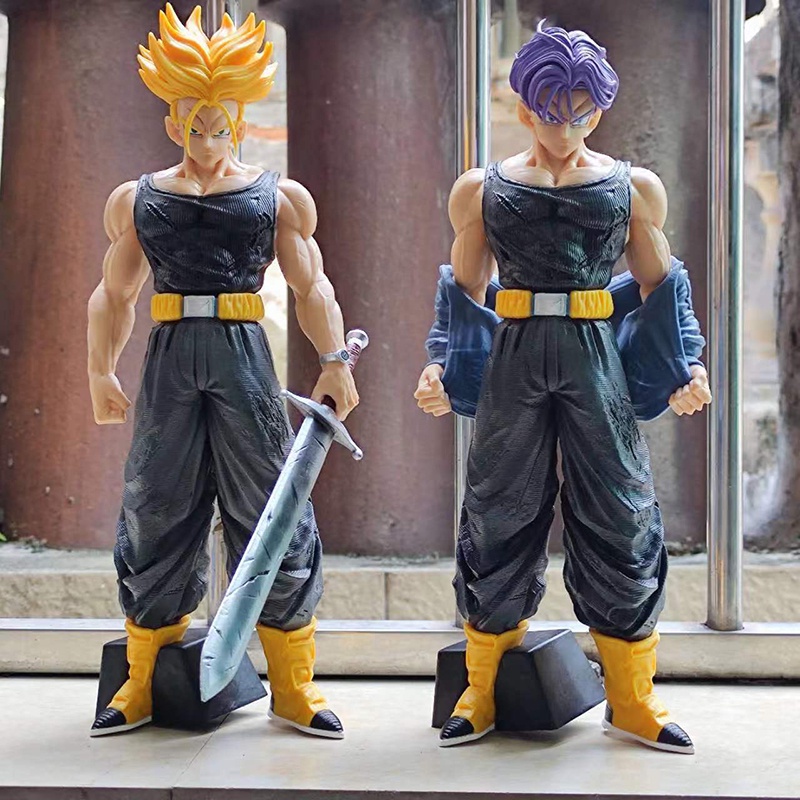 Mainan Action Figure Anime Dragon Ball Z Torankusu GK Super Saiyan LC Legend of Guild Wars Trunks Bahan PVC Ukuran 29cm