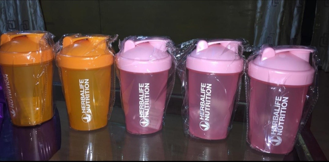 (1 Kg Isi 8)botol Shaker Herbalife Shaker Neon Herbalife