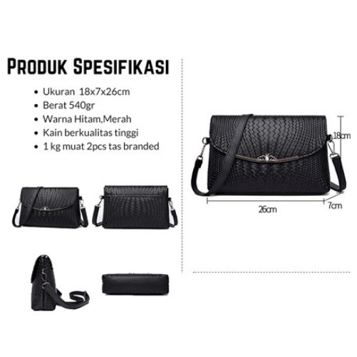 TAS SELEMPANG WANITA Sling Bag Slempang Murah Bahan Import Grosir COD Clutch Shoulder Azgalery T176