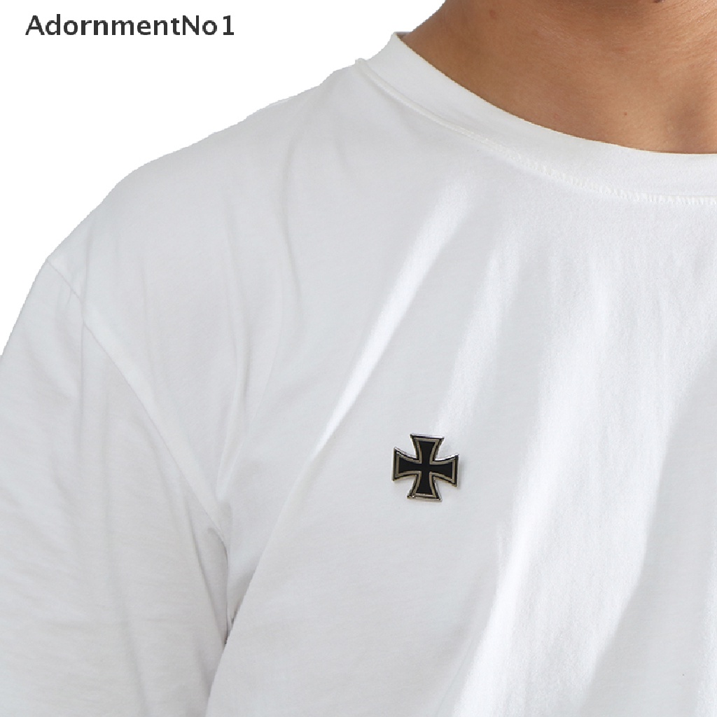 (AdornmentNo1) 1pc Bros / Pin Bahan Besi Desain Medali Salib Gaya Jerman / Antik Untuk Aksesoris Pakaian