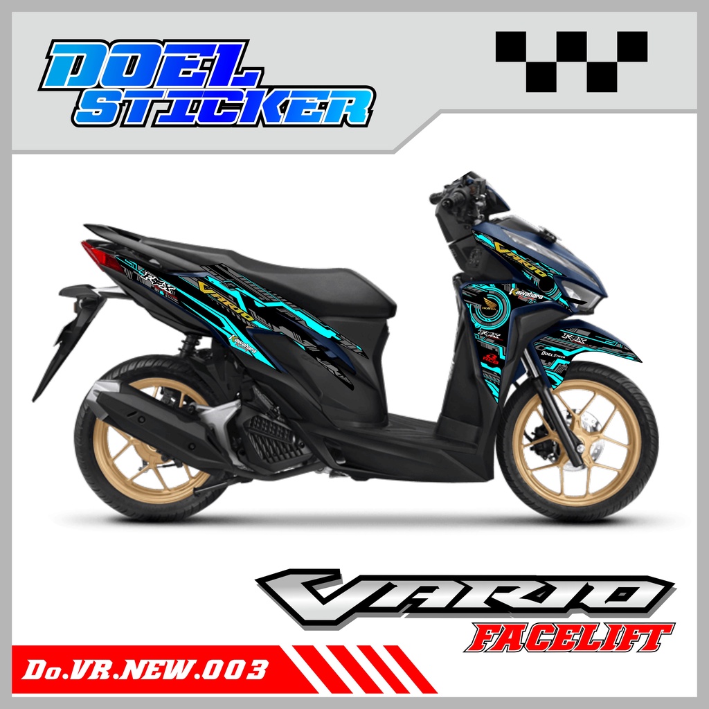 Stiker Striping Semifull Vario 125 / 150 New 2018 2019 2020 Racing FOX Limited Edition Desain DOEL-003