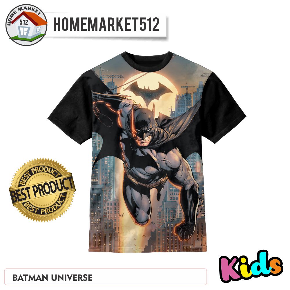 Kaos Anak Batman Universe Kaos Anak Laki-laki Dan Perempuan | Homemarket512