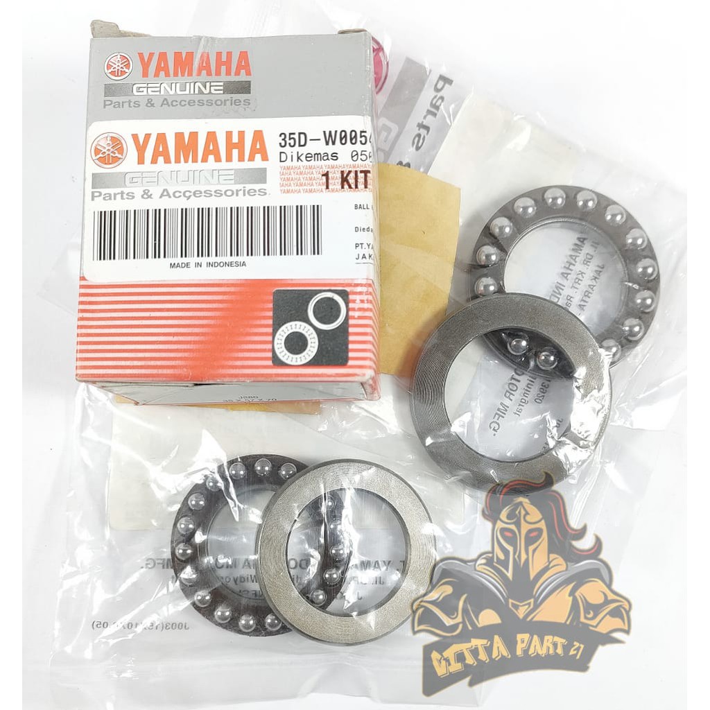 COMSTIR KOMSTIR YAMAHA 35D BEARING STANG STIR KUALITAS ASLI ORIGINAL YAMAHA YGP PREISISI PAS AWET DAN DIJAMIN MANTAPJUPITER Z , VEGA R NEW , VEGA ZR , JUPITER Z1 , JUPITER MX , MX KING , MX NEW , MIO , MIO SOUL , FINO , MIO J , MIO M3 , MIO Z MIO S SOUL