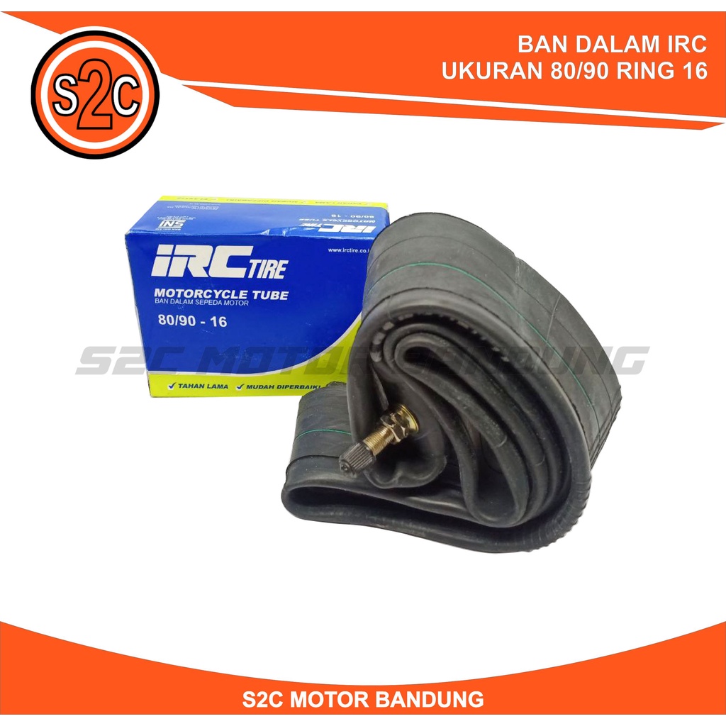 BAN DALAM IRC UKURAN 80/90 RING 16 NOUVO SKYWAVE 100% ORIGINAL
