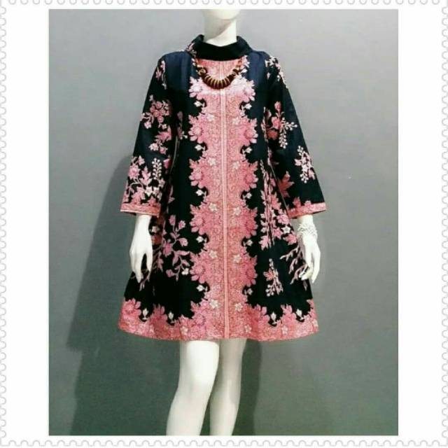 TUNIK BATIK TUNIK CANTIK DRESS WANITA MOTIF BATIK PEKALONGAN