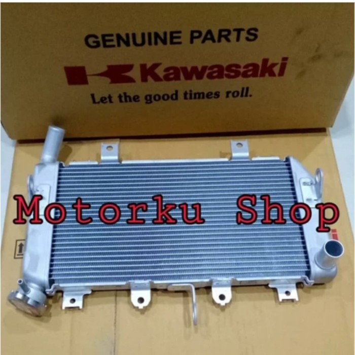 radiator ninja 250 fi new fan assy ninja 250fi 250 fi new 2018 ori